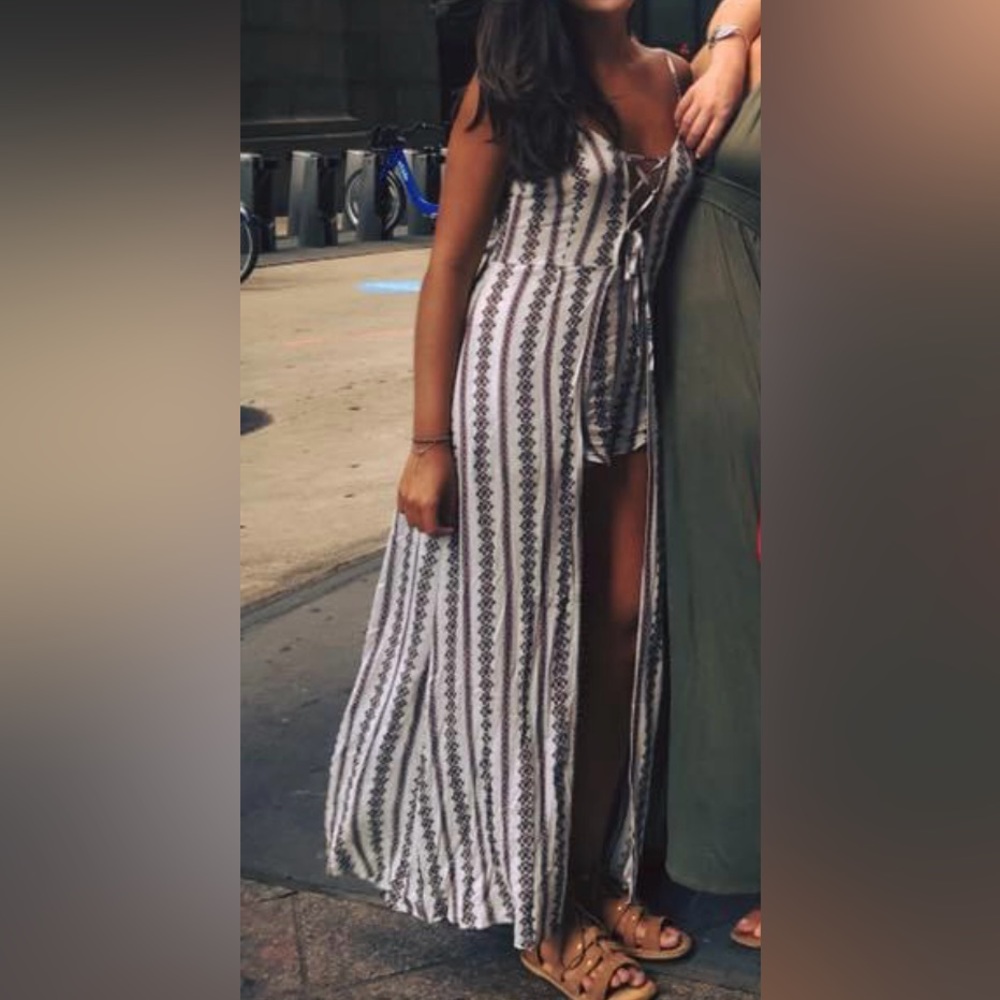 Unique multi-color romper/dress from LF in great condition! - Picture 2 of 2